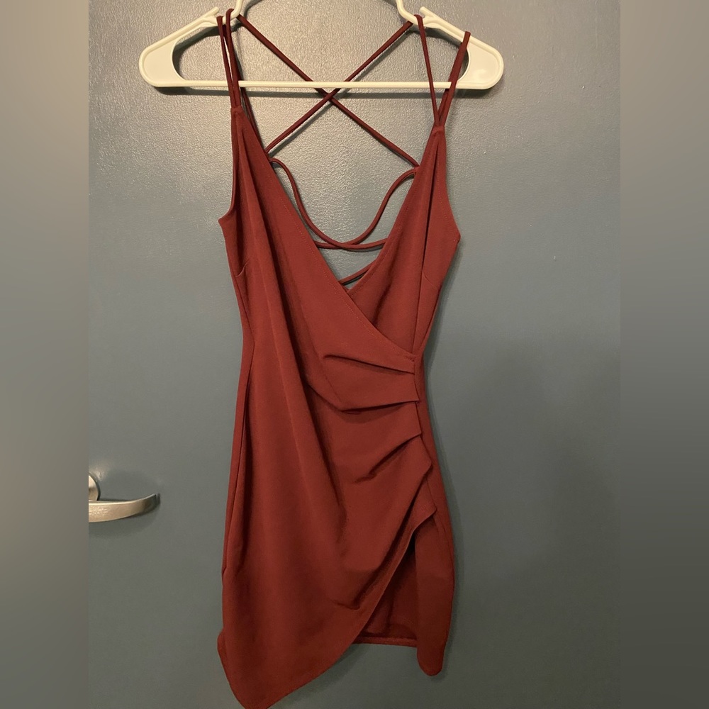 Windsor Maroon Burgundy Dress